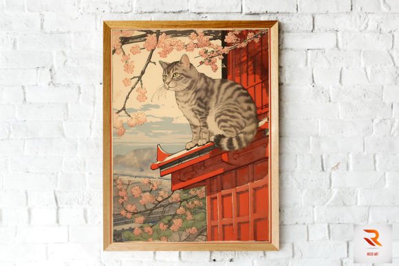 Cat Sitting on Windown Wall Art Review