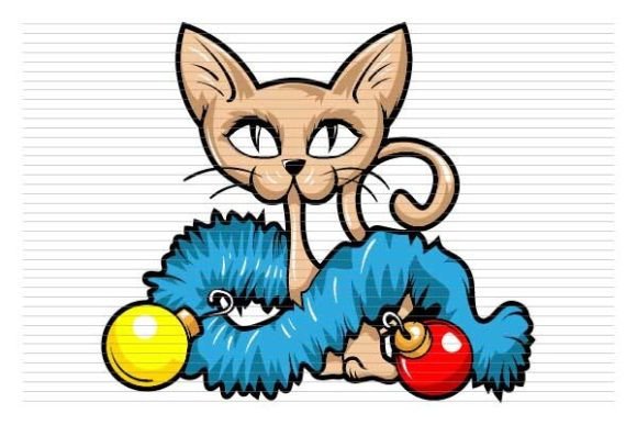 Christmas Cat Destroy Tree Embroidery Design Review